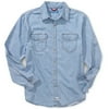 Levi Strauss Signature - Big Men's Denim Shirt With Flap Pockets