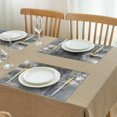 thumbnail image 3 of Modern Art Placemats Set of 4 Blue Grey Abstract Table Mats - Cloth Linen Place Mats for Kitchen Dining Table - Restaurant & Camping, 3 of 7