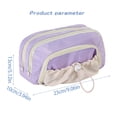 thumbnail image 3 of Large Capacity Pencil Case Multi Layered Pencil Bag Multi Compartments Pencil Pouches Travel Cosmetic Bag for Student, 3 of 9