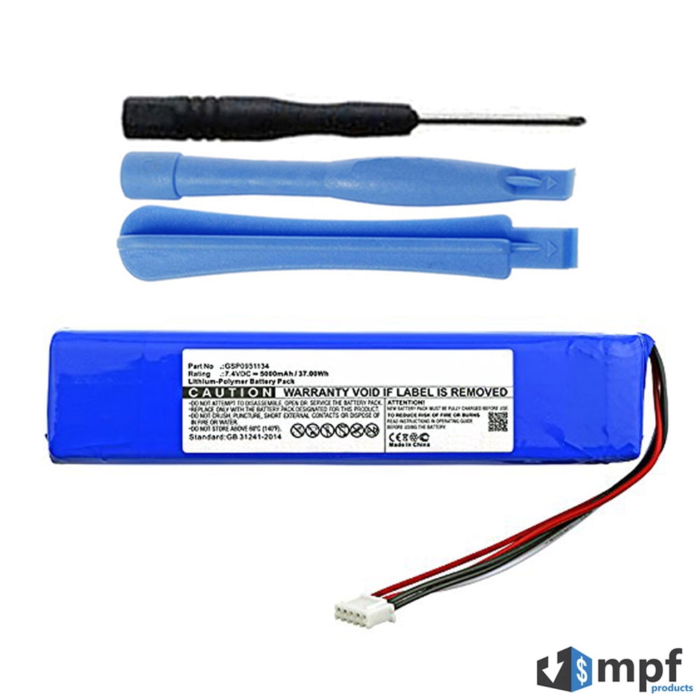 5000mAh GSP0931134 Battery Replacement for JBL Xtreme Wireless