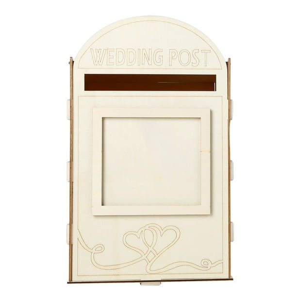 Caja de tarjeta para buzón Buzón delicado Cajas de estilo simple Holding Contenedores Post Supplies Tarjetas Contenedor Decoración Regalos JM01617 kenally HA012267-01