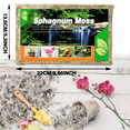 thumbnail image 3 of Natural Sphagnum Moss, 150g(10quarts) Premium Garden Moss for Orchid Re-potting, Succulents, and Floral Crafts, Safe for Pets and Plants, 3 of 5