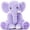 Purple, variant on MaoGoLan 20" Rainbow Elephant Stuffed Animal Soft Stuffed Elephant Plush Toy