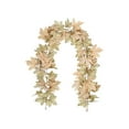 thumbnail image 2 of Artificial Maple Leaf Vine, Simulated Rattan Garland for Halloween Thanksgiving Fall Decoration, Durable Autumn Leaves Garland for Indoor Outdoor Home Party Seasonal Decor, 2 of 6