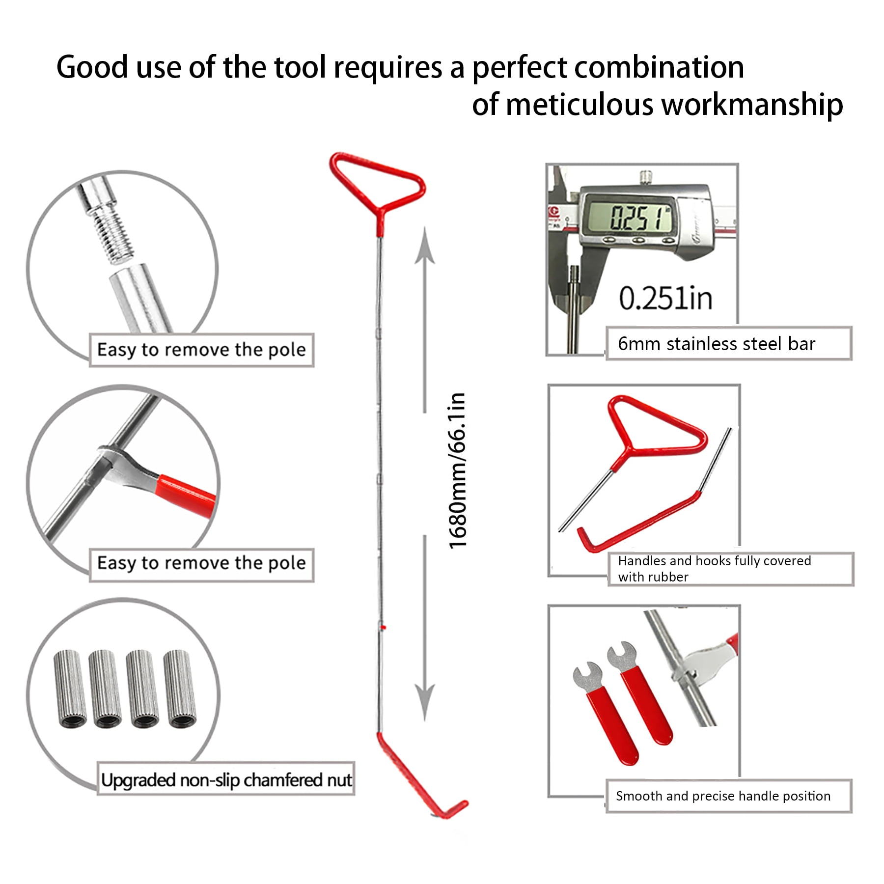 Car Long-Handled Tool Set, Car Emergency Repair Kit, Emergency Car Tools
