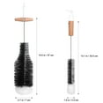 thumbnail image 3 of WASHWEPE Chimney Cleaning Brush Wood 2Pcs 14.6x2.8x2.8in, 3 of 8