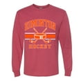 thumbnail image 2 of Wild Bobby City of Edmonton Hockey Fantasy Fan Sports Men's Long Sleeve Shirt, Vintage Heather Red, Medium, 2 of 5