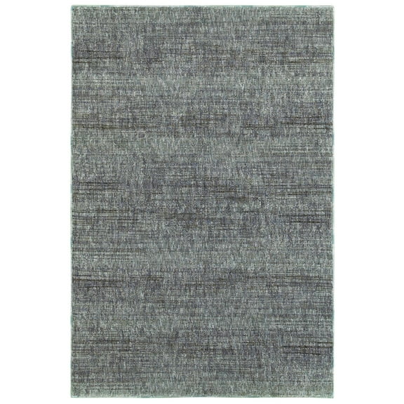 Moretti Hadron Area Rug 8033J Blue Single Color Borderless 6' 7" x  9' 6" Rectangle