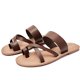 thumbnail image 5 of Sandalias Luoika para mujer, planas y anchas, color marrón, talla 38 EU, 5 of 9