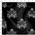 thumbnail image 4 of Soimoi Modal Satin Fabric Ogee Damask Print Fabric by the Yard 42 Inch Wide, 4 of 5