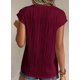 thumbnail image 2 of Remera PRETTYGARDEN Primavera Verano 2025 Manga Corta Vino Tinto XXL, 2 of 8