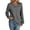 Black, variant on Maean Womens Striped Blouse Buttons Crewneck Knitted Casual Loose Pullover Long Sleeve Shirts Tops