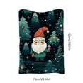 thumbnail image 3 of Steadline Festive Christmas Blanket - 100x75cm Soft Polyester Throw with Holiday Gift Box Pattern for Sofa Bed Couch Decor Winter Warmth Seasonal Home Decoration, 3 of 7