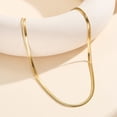 thumbnail image 6 of Flydeer Necklace for Women Herringbone Snake Chain Necklace Stainless Steel Yellow Anniversary Gift for Women, 6 of 8