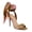 Multi Stripes, variant on XYD Women Elegant Open Toe Ribbon Sandals Lace Up Stiletto High Heels Evening Club Dress Shoes Size 10 Fuchsia