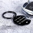 thumbnail image 2 of Couple Gifts Keychain for Wife Husband Hubby Couples Anniversary Birthday Gift for Her Him Naughty Gifts for Boyfriend Girlfriend I’m Yours No Refunds or Exchanges Keychain, 2 of 5