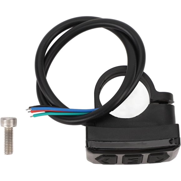 Electric Bike Display Switch Versatile Bicycle LCD Handlebar Control, Slip Resistant Ergonomic Sensitive Control Button Switch Handlebar On Off Switch
