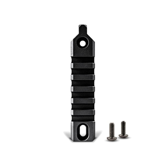 Christensen Arms 4 in Bottom Picatinny Rail, Black, Medium, 4in