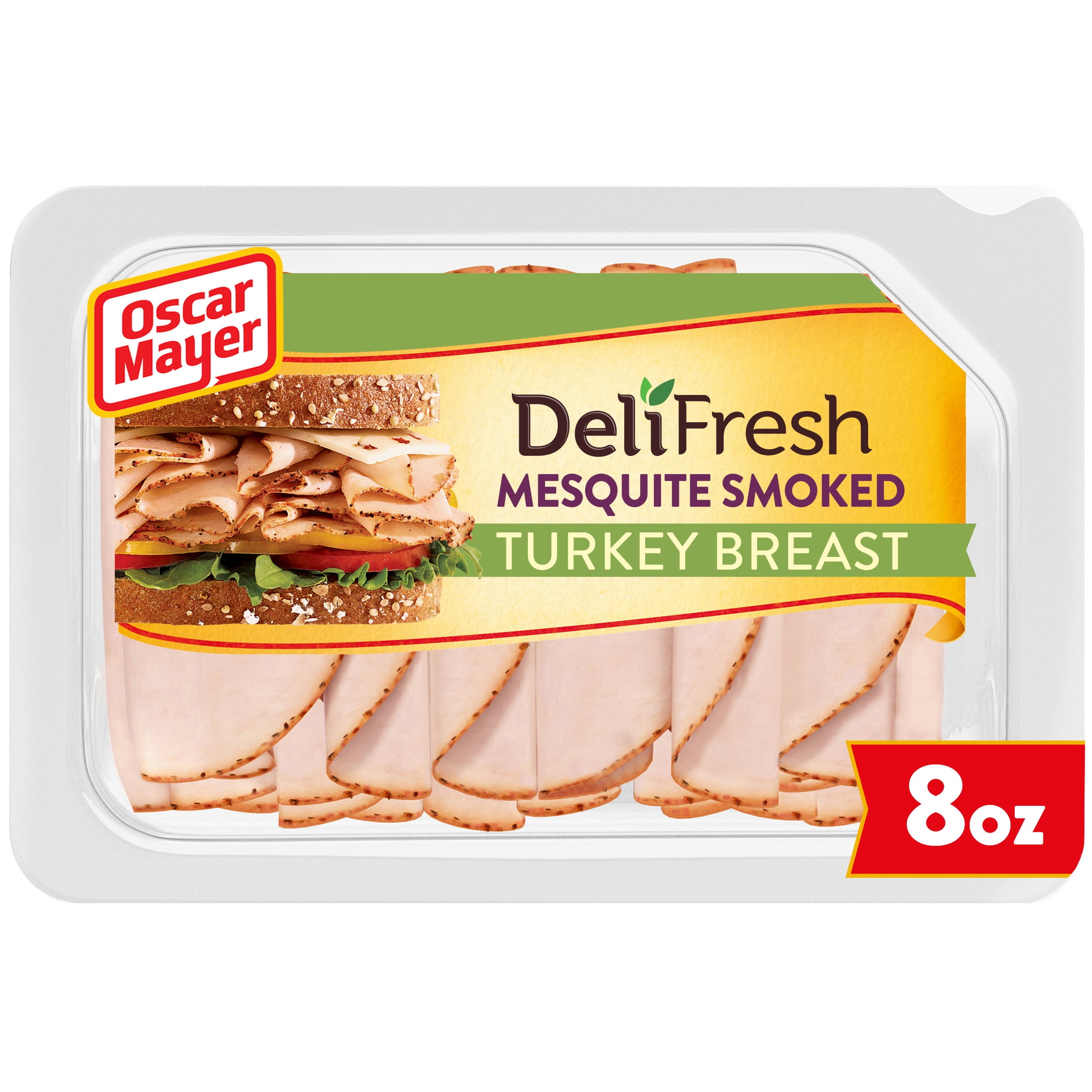 Oscar Mayer Deli Fresh Mesquite Smoked Turkey Breast Lunch Meat, 8 oz