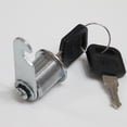 thumbnail image 2 of Cam Lock Cylinder, Cabinet Door Lock, Cylinder Cam Cam Lock For Mailbox Drawer25mm, 2 of 4