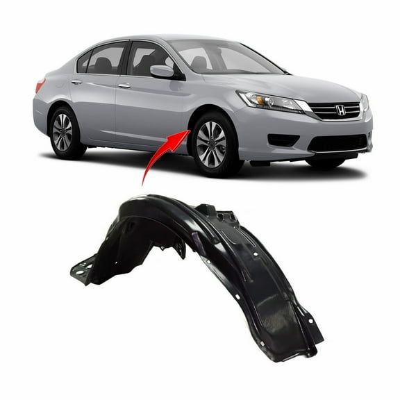 DCP Fender Liner Passenger Side Honda Accord Coupe 2013-2016 HO1249152 74100T3LA00