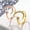 Gold, variant on 925 Sterling Silver Hollow Star Ring, Simple Adjustable Electroplated Silver Rings, Inlaid Gemstone Moon Stars Design, Birthday Gift for Women