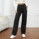 thumbnail image 5 of WILLBEST Jeans Mujer Pantalones Vaqueros Desgastados y Rotos de Moda para Mujer, Cintura Alta, Holgados, Cómodos, Elásticos, Con Bolsillo Con Botón, Estilo Casual 940 Chica, 5 of 7