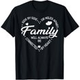 thumbnail image 1 of Side by Side or Miles Apart Family Heart Family - Camiseta familiar, 1 of 2