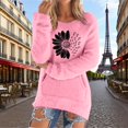thumbnail image 2 of Bovemsi Womens Sweaters Casual Solid Long Sleeve Jumper Blouse Fall Sweaters, 2 of 5