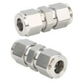thumbnail image 4 of Adaptador de tubo de compresión, 2 piezas Adaptador de virola doble recto de acero inoxidable 316 Accesorio de compresión de acero inoxidable Funcionalidad inteligente, 4 of 10