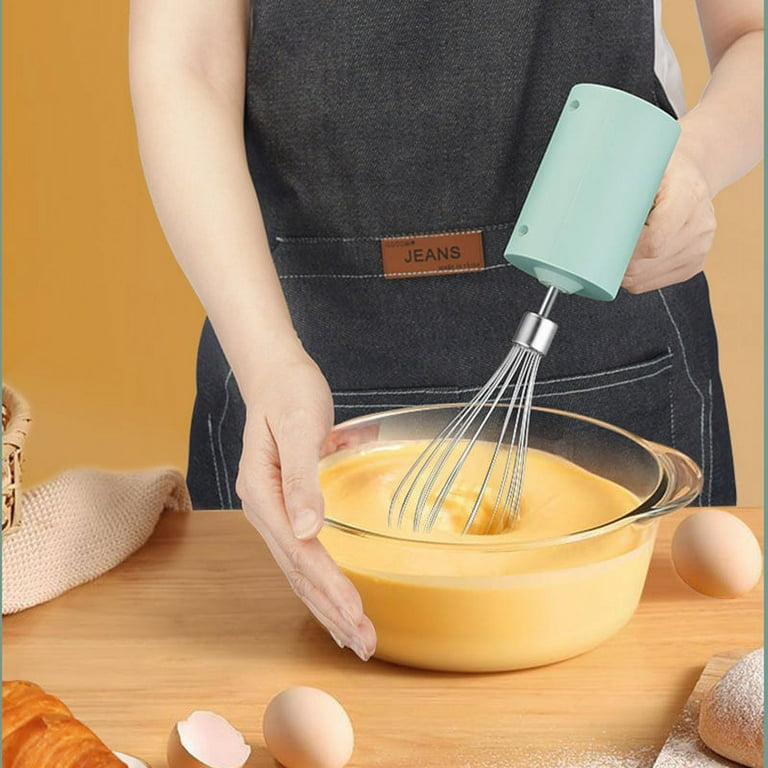 Mini Hand Mixer For Kitchen Wireless Rechargeable Mini Hand Blender Perfect  For Kitchen Baking Cooking Green Single Pump 