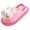 Light Pink, variant on Kids Slippers Girls Baby Boys Girls Soft Plush Slippers Animal Boots Toddler Infant Crib Shoes Winter House Shoes Size 8.5 (Grey,Toddler 8.5)