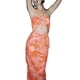 thumbnail image 3 of VISgogo Vestido largo para mujer, con cordones, cuello halter, ahuecado, sin espalda, con estampado de flores, fiesta de verano, vestido con abertura en la playa VISgogo  moda, 3 of 4