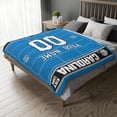 thumbnail image 3 of Carolina Blanket for Men Women Boy Gifts Custom Name and Number Throw Blanket, 3 of 5