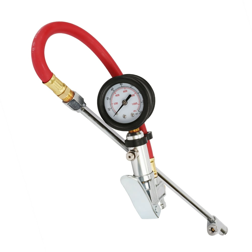WYNNsky Tire Inflator with Tire Pressure Gauge,Extended Straighton Air
