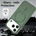 thumbnail image 6 of Designed for iPhone 17 Pro Max Magnetic Phone Case,Compatible with Mag-Safe,Military Grade Shockproof Anti-Scratch Durable Rugged Ultra Slim Skin Feel Translucent Phone Case,Darkgreen, 6 of 6