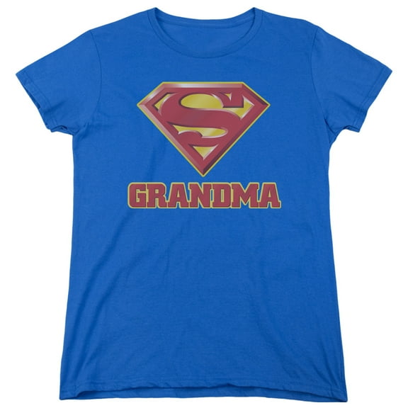 Superman Super Grandma Women's T-Shirt Royal Blue