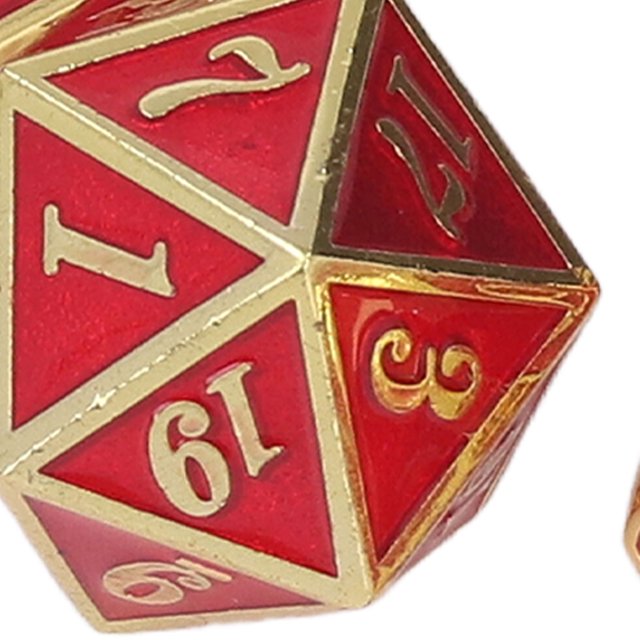 Juego de mesa Dados poliédricos, juego de dados de cobre de 7 piezas Juego de mesa Dados poliédricos Juego de rol Dados Claridad notable