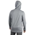 thumbnail image 5 of Realtree Men's Long Sleeve Fishing Hoodie, Performance Hooded Tee Shirt in Grey, Sizes S-3XL, 5 of 9