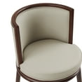 thumbnail image 5 of Evalyn Modern Wood Upholstered Counter Stool in Stone - Set of 2, 5 of 8