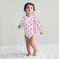 thumbnail image 4 of Xecao Seahorse and Starfish Print Baby unisex-baby Cotton Long-sleeve Bodysuits-18 Months, 4 of 6