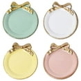 thumbnail image 7 of 4-inch Dessert Plates, Porcelain Snack Stand Serving Platters for Cake, Appetizers, Kitchen & Bar Dishware, Dishwasher Safe & Chip-Resistant Blue 4.33x3.74'', 7 of 7