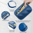 thumbnail image 3 of Hltpoi Bento Lunch Box Adult  Kids  Lunch Containers for Adults/Kids/Students 1300ML-4 Compartment (Blue), 3 of 7