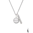 thumbnail image 2 of Delight Jewelry Silvertone Domed Jeremiah 29:11 Silvertone Balance Bar Charm Necklace, 23", 2 of 4