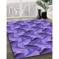 thumbnail image 2 of Ahgly Company Indoor Rectangle Patterned Purple Amethyst Purple Area Rugs, 7' x 9', 2 of 6