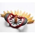 thumbnail image 4 of LQQBOX 4.72 Inch Apple Slicer with 12 Blades - Apple Cutter - Stainless Steel Apple Corer - Sharp Apple Slicer and Corer - Apple Corer Tool - Dishwasher Safe(Red), 4 of 7