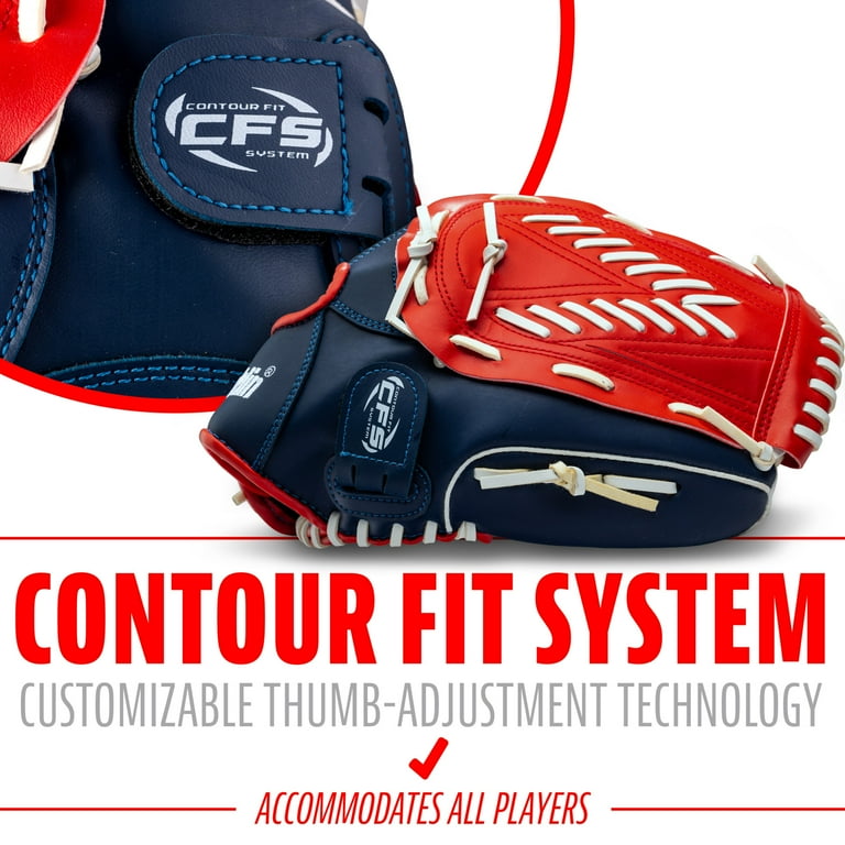 Ceinture Rouge Franklin Baseball/Softball 1,25 Élastique Réglable