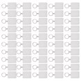 thumbnail image 4 of Rectangular Transparent Photo Frame Keychain Key Ring Chain - 50Pcs, 4 of 5
