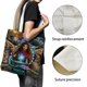 thumbnail image 3 of Raya y el Último Dragón Bolso de tela con estampado de lienzo para mujer, bolsa de compras reutilizable y estética, con cremallera interior, regalo para mujer,38*45cm., 3 of 6