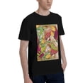 thumbnail image 2 of Bingfone Bright Mushrooms Men'S Loose Fit Short-Sleeve Pocket T-Shirt, 2 of 7